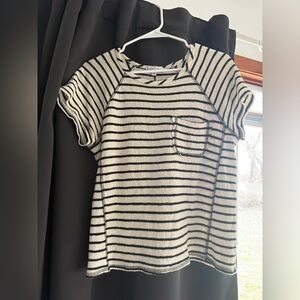 Striped Short Sleeve Pocket Tee